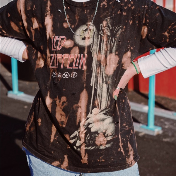 Vintage Led Zeppelin Band Teeshirt - Picture 1 of 2